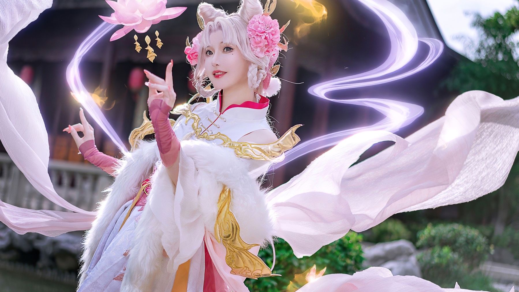 动漫博主@露兒大魔王 王者荣耀 嫦娥拒霜思